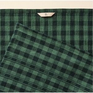 Hearth & Hand Magnolia Flour Sack Kitchen Towel Dishtowel Green Check Gingham‎